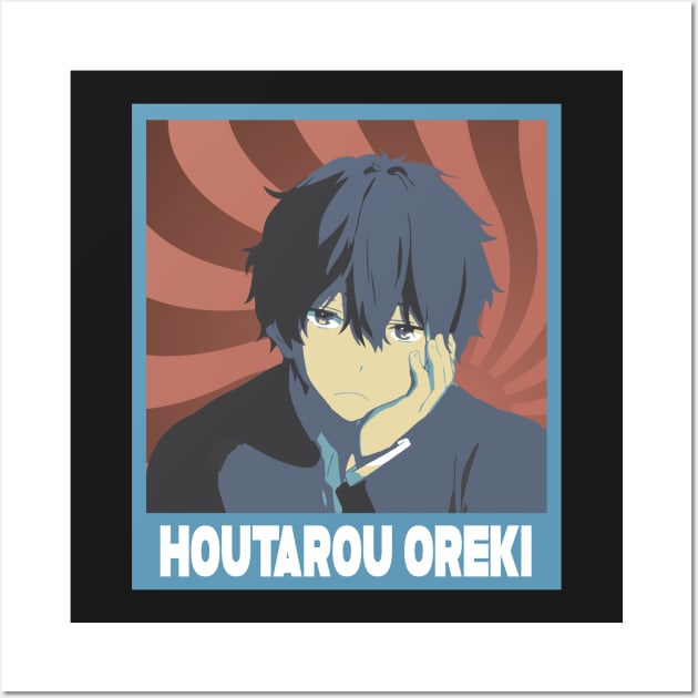 Hyouka_Oreki Houtarou Wall Art by sfajar